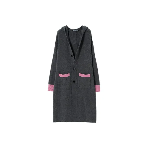 SOON FLOWER Серый Женский Трикотаж