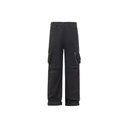 THINGYLAB Мужские карго-брюки черного цвета