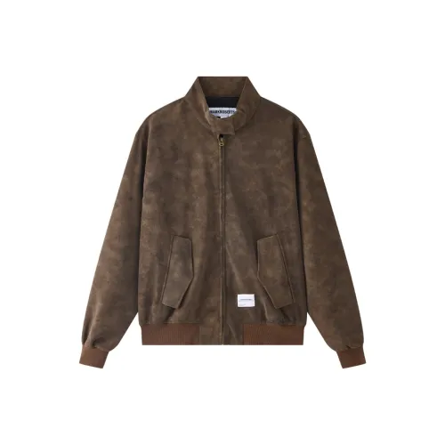 MARK ROBERTSON Темно-коричневые унисекс куртки