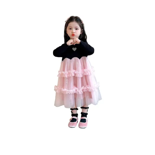 RINDU Черные Платья для девочек