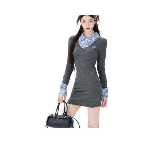 Pants Warehouse Длинный рукав Платье Женское