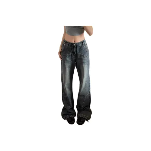 CASTLE WOODS Blue Women's Jeans CASTLE WOODS Синий Женские Джинсы