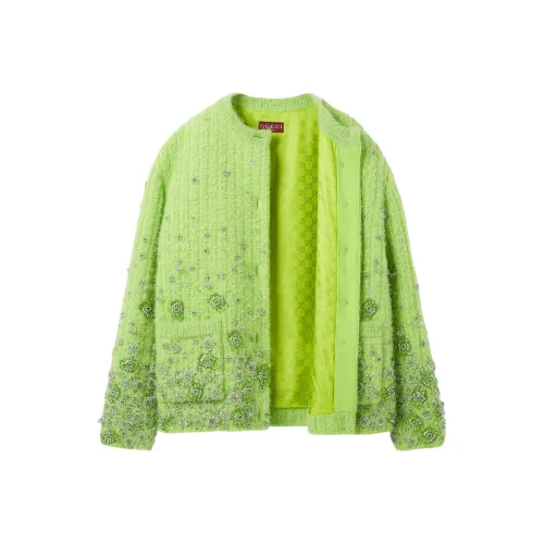 GUCCI Зеленый Женский Куртки