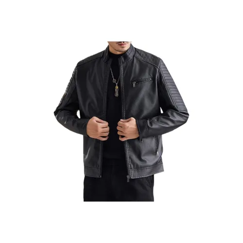 EMINU Мужские кожаные куртки