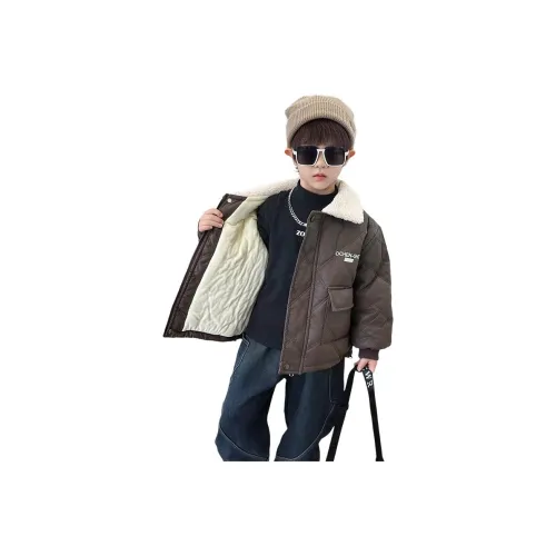 ATONGMU Хлопковый пуховик Осенний Зимний для детей 3-7 лет