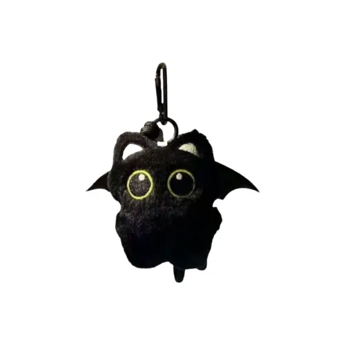 Blue Waterfront Cute Little Черный Кот Брелок Плюшевая Подвеска 10 см Высота