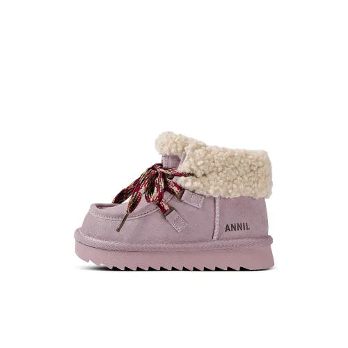 Annil Slip-resistant Abrasion-resistant Thermal MID Top Snow Boots for Children Аннил Противоскользящий Устойчивый к износу Термический MID Топ Снежные ботинки для детей