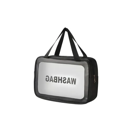 YUANDAOQIN Двойной слой Прозрачный ПВХ Косметичка Сумка для туалетных принадлежностей