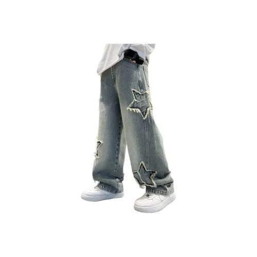 Puppytown Джинсовый синий Унисекс Джинсы