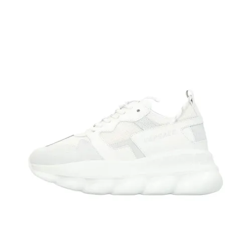 VERSACE CHAIN REACTION VERSACE Низкий топ Повседневная обувь Мужская Белый