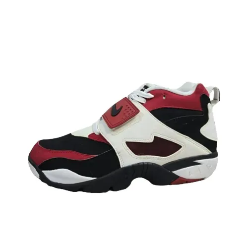 Nike Air Ромб Шипы Винтажные баскетбольные кроссовки Мужской Черный Красный