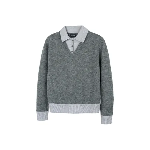 City Hipster Серый Унисекс Свитеры