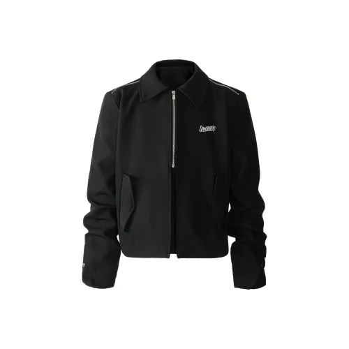 SANTASTIC Черный С подарками Съемный Логотип бренда Логотип на груди Унисекс Куртки