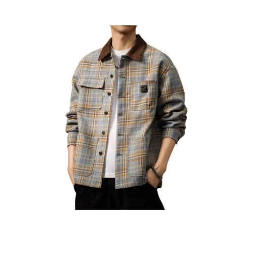 GUISE Осенняя куртка свободный крой унисекс