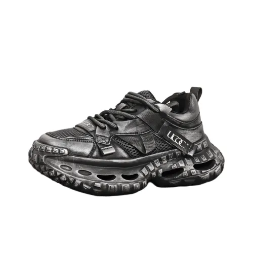 x UCOC x Banas Амортизация Увеличение Высоты Устойчивость к Износу Противоскользящий Платформа Толстая Подошва Кроссовки Мужские