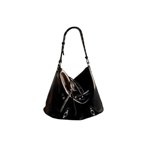 ORANGE BEAN ПУ (полиуретан) Сумка через плечо Стандартная Женская Черная