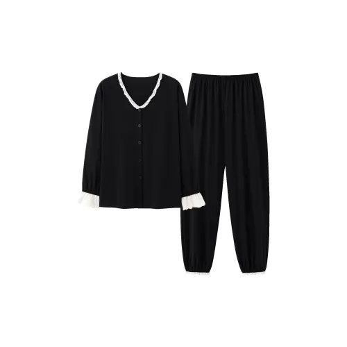 Shivs Домашний Комплект Женская Черный