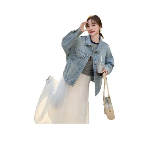 MEXICAN Джинсовый синий Женские Джинсовые куртки