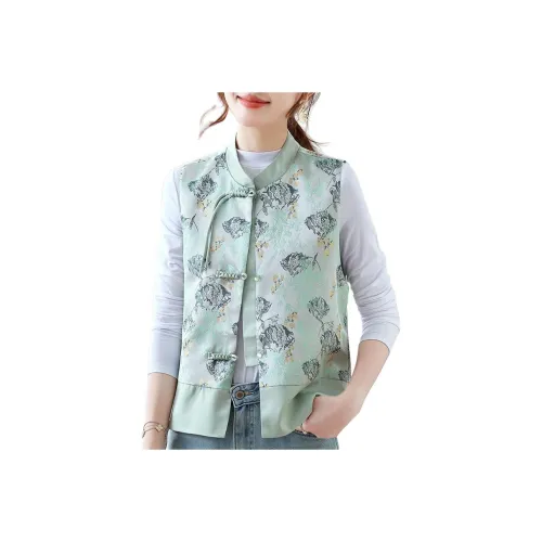 The Temptation Of The Muse Воротник-стойка Жилет Женские