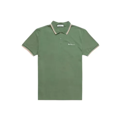 BEN SHERMAN Зеленая Мужская Поло
