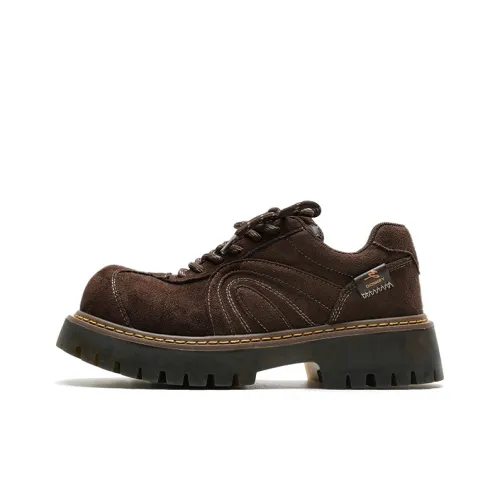 Mule Donkey Высота Увеличивающая Легкая Низкий Топ Повседневная Обувь Унисекс Коричневый