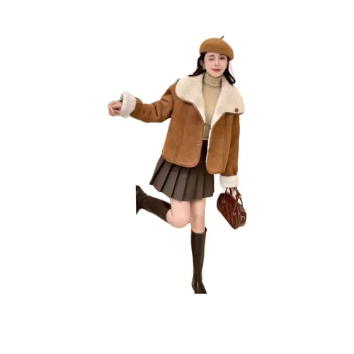 BONAS Хаки Женские пуховики