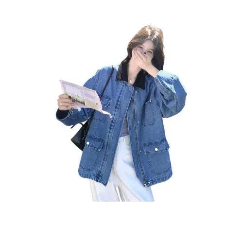 MEXICAN Джинсовый синий Женские Джинсовые куртки