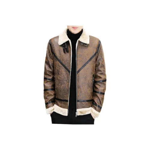 ZHIO Унисекс Кожаные куртки