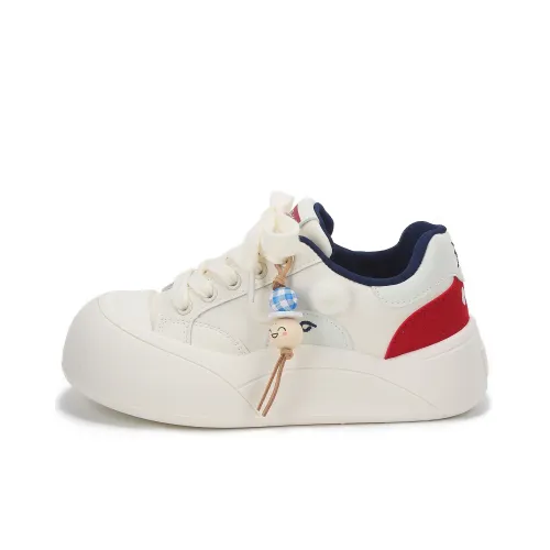 Binya Платформа Пухлые туфли Устойчивые к истиранию Противоскользящие Низкие Кроссовки для скейтбординга Женские