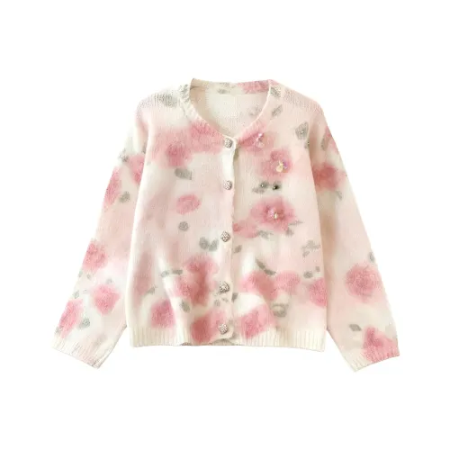 BIFH Розовые цветы Женские Трикотаж