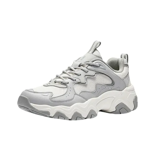 CHAOJIANTA Метеорит Амортизация Увеличение Высоты Устойчивость к Износу Низкий Топ Кроссовки для Беговых Занятий Женские Светлый Цвет Ванной Серый