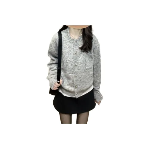 MUCCHIC Серый Женский Трикотаж