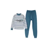 Средний воротник, двойной, полосы