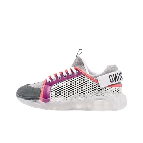 MOSCHINO Низкий топ Повседневная обувь Мужская Серый