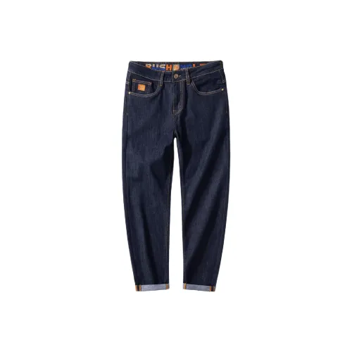 CHAORENBANG Синий Мужской Джинсы