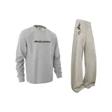 Комплект одежды (Серый топ + Абрикосовый низ)