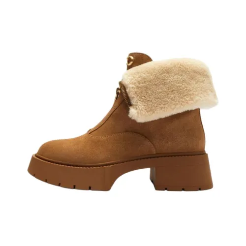 COACH Leah Короткий Сноубутсы Женские Коричневый