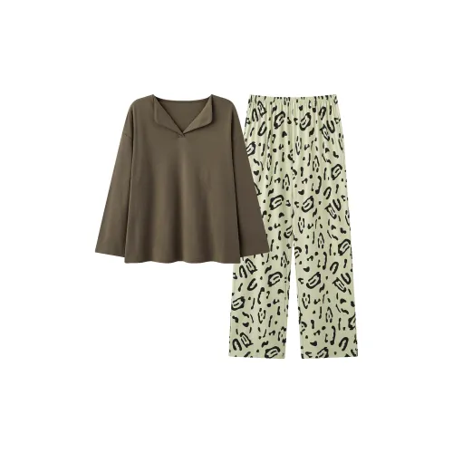 Shivs Домашний Комплект Женская Коричневый