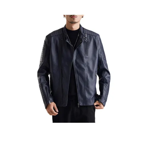 EMINU Мужские кожаные куртки