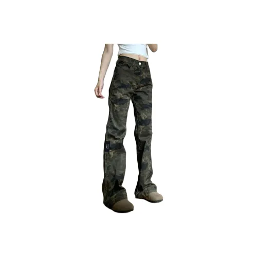 XUBAIHUO Камуфляж Унисекс Повседневные Штаны