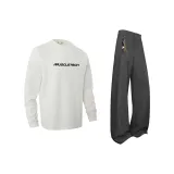 Набор (Белый топ + Серый низ)