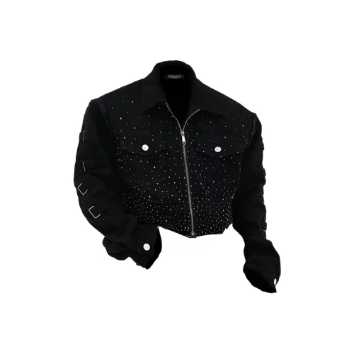 SNEIKLAU Черный Унисекс Куртки