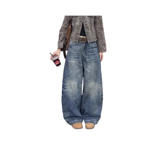 BEAR UNION Синий Унисекс Джинсы