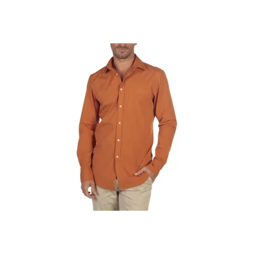 NAUTICA Мужские рубашки оранжевого цвета