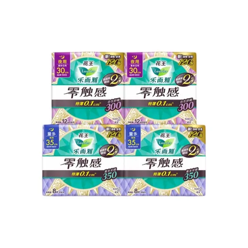 Laurier ZERO Touch Дышащий Шелк Тонкая Личная Салфетка Набор Удобный и Мягкий Четырехкомпонентный Набор