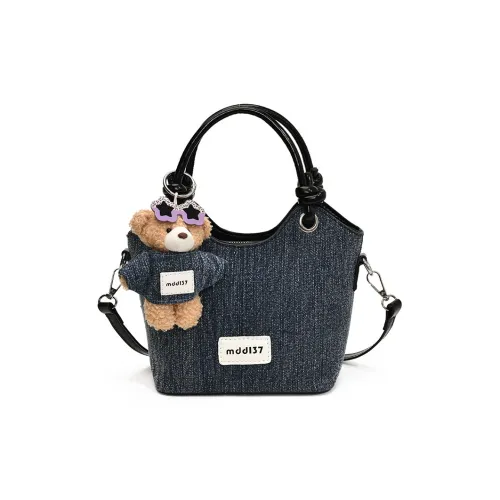 DALO ПУ (полиуретан) Деним Панель Сумка Стандартная Женская Черная Коричневая