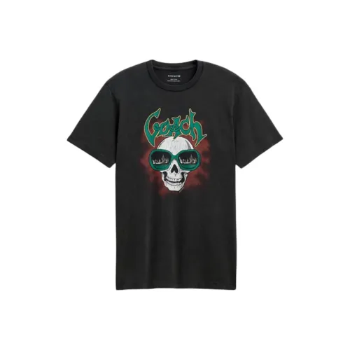 COACH Мужские черные T-рубашки