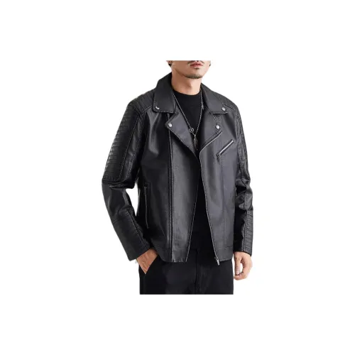 EMINU Мужские кожаные куртки