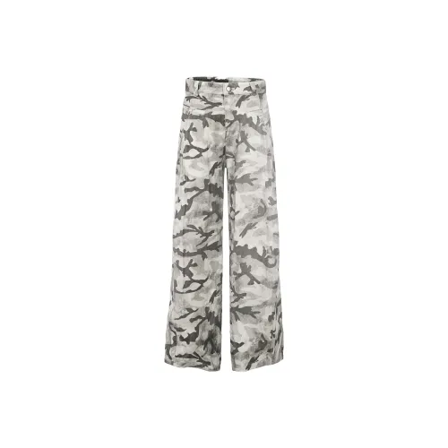 WARNING LIGHT Камуфляж Унисекс Джинсы