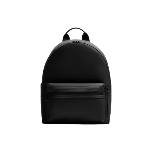 ZARA Полиуретан Рюкзак Унисекс Черный